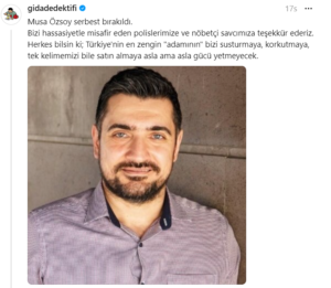 murat özsoy serbest bırakıldı