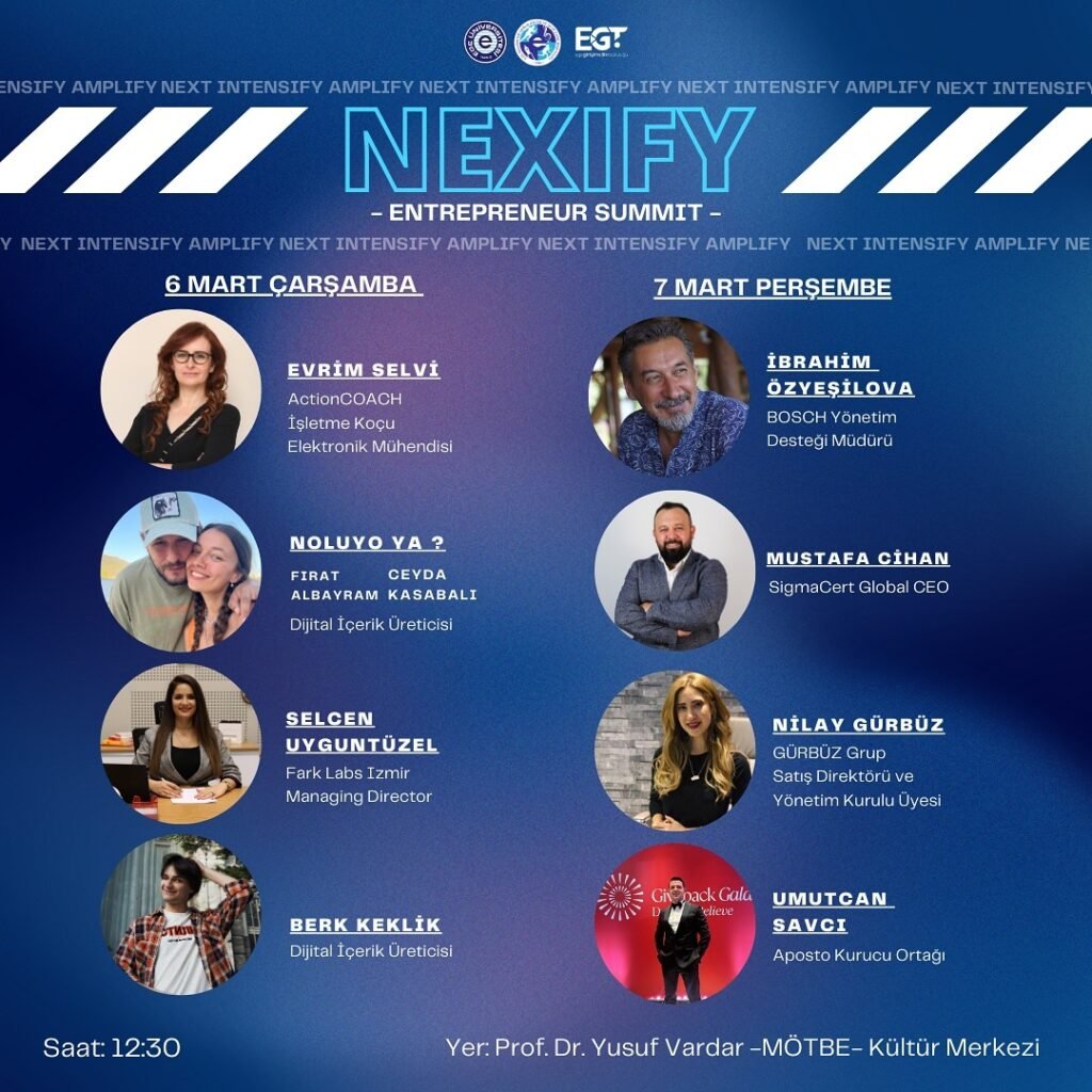 Noluyo ya ve berk keklik ege girişimcilik etkinliğinde