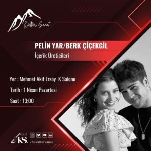 Pelin Yar, berk çiçekgil hacettepe üniversitesinin etkinliğine katıldı