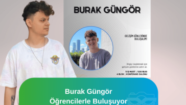 Burak Güngör Öğrencilerle Buluşuyor istanbul girişimcilik kulübü