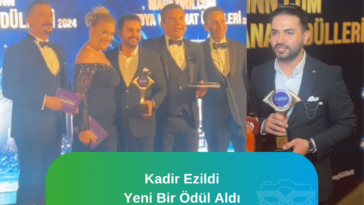 Kadir Ezildi yeni bir ödül aldı.