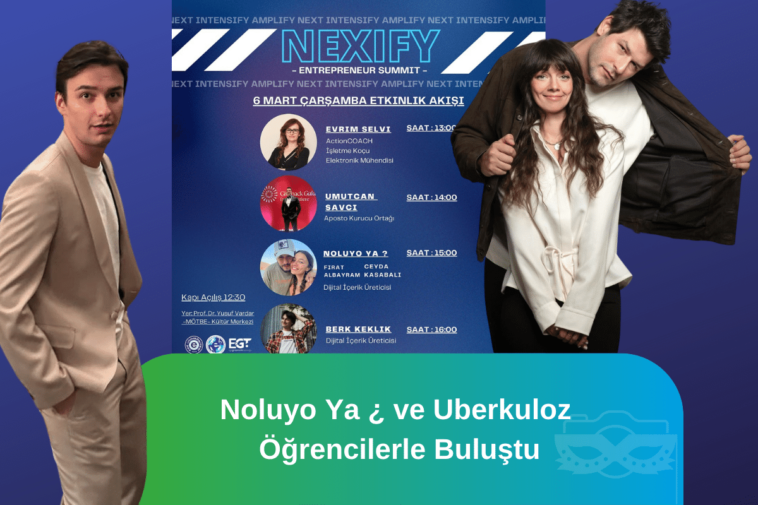 Noluyo-Ya-ve-Berk-Keklik-Egede Ogrencilerle-Bulustu